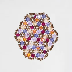  - Brooch Oval Terence -  - Laiton bronze